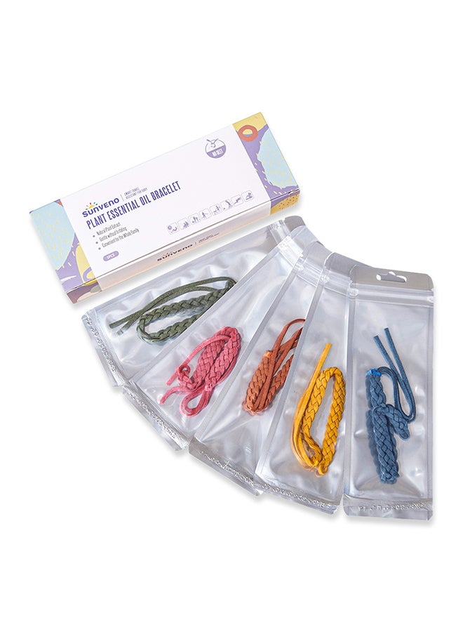 صنفينو - Pack Of 5 Mosquito Repellent Knitted Bracelet - Image 1