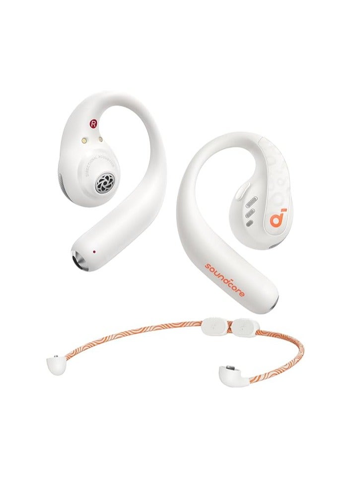 Soundcore - Anker AeroFit Pro Open-Ear Headphones, Ultra Comfort, Secure Fit, Ergonomic Design, Rich Sound with LDAC, Bluetooth 5.3, IPX5 Water-Resistant, 46H Playtime White - Image 1