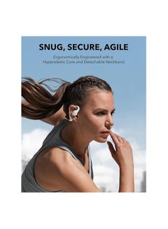 Soundcore Anker AeroFit Pro Open-Ear Headphones, Ultra Comfort, Secure Fit, Ergonomic Design, Rich Sound with LDAC, Bluetooth 5.3, IPX5 Water-Resistant, 46H Playtime White  - Image 3