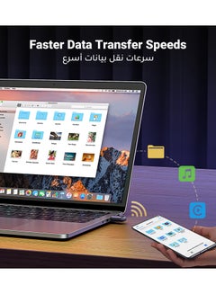 يو جرين أحدث محول بلوتوث USB للكمبيوتر الشخصي، جهاز إرسال دونجل بلوتوث 5.4، 【اتصال متعدد الأجهزة بدون تأخير】للماوس ولوحة المفاتيح وسماعات الرأس ولوحة الألعاب 【بدون برنامج تشغيل】محول بلوتوث 5.4 لنظام التشغيل Windows 8.1/10/11  - Image 5