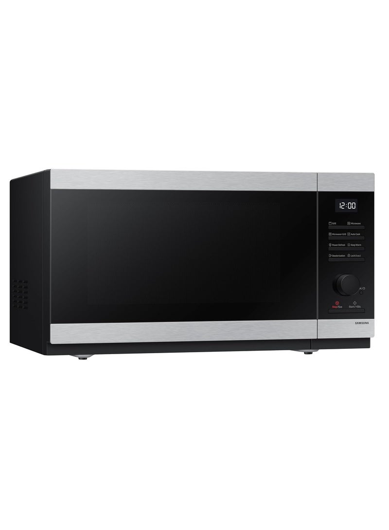 Samsung Microwave 40L Dial Grill MWO With Seamless & Recessed Handle Design and Sheath Heater 40 L 900 W MG40DG5524ATSG Black - Image 4