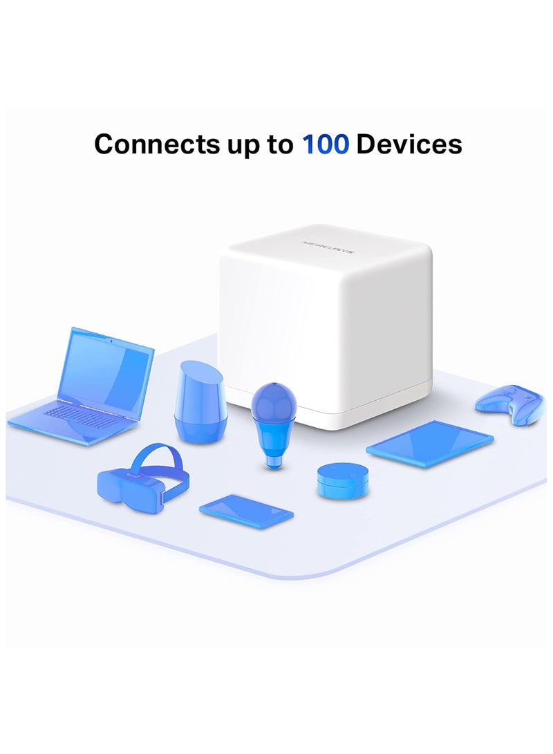 MERCUSYS Halo H30G AC1300 Whole Home Mesh Wi-Fi System WHITE - Image 3