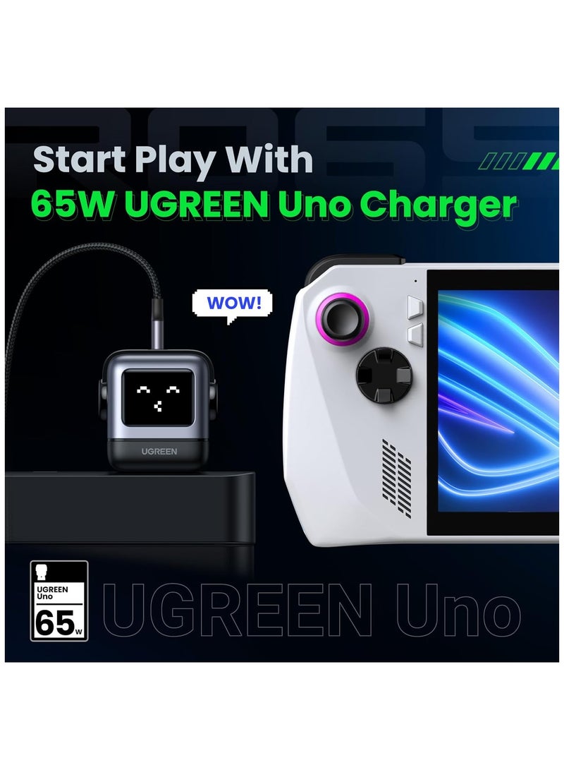 يو جرين - UGREEN Nexode RG 65W 3-Port GaN Fast Charger EU Gray BLACK - Image 1