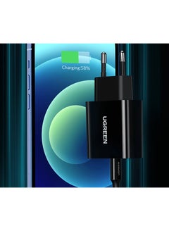 Ugreen Fast Charging Power Adapter with PD 20W EU Black  - Image 3