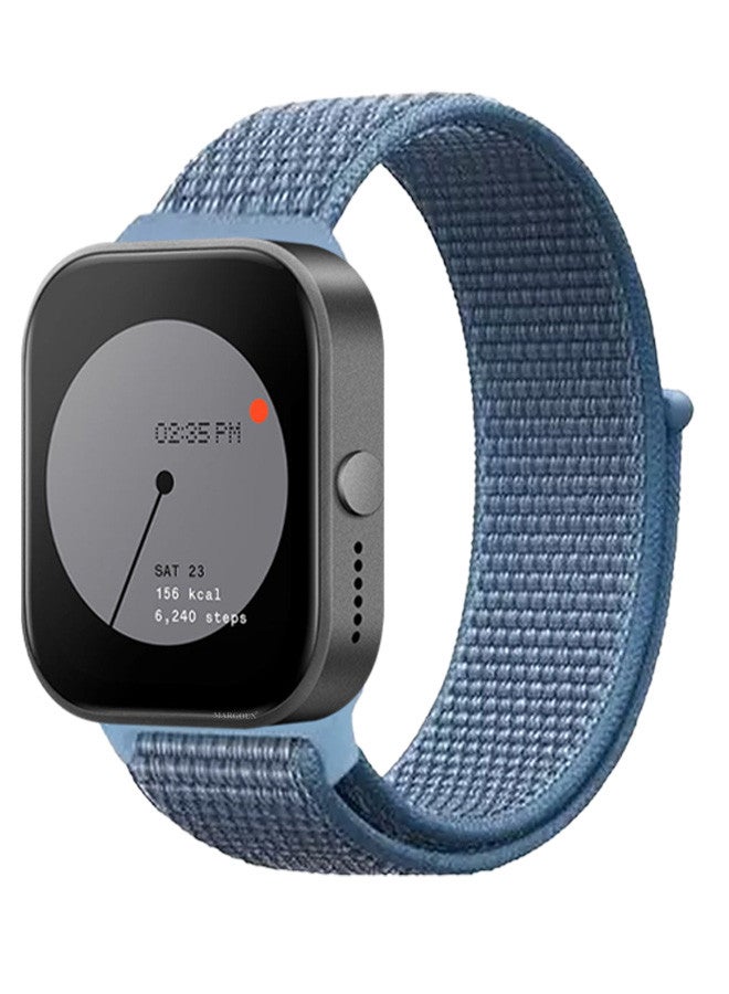 MARGOUN - (Nothing Watch Pro 22mm) Nylon Strap,Quick Release Bands for Women Men Sport Wristband Strap Blue - Image 1