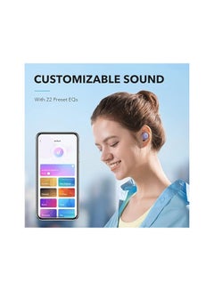 Soundcore A20i True Wireless Earbuds, Bluetooth 5.3, App, Customized Sound, 28H Long Playtime, Water-Resistant, 2 Mics for Al Clear Calls, Single Earbud Mode, Portable Design Purple  - Image 2