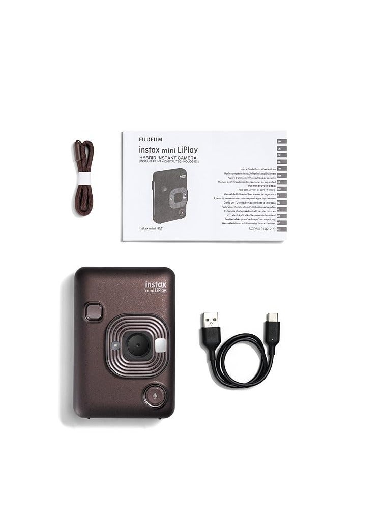 Instax Mini Liplay Hybrid Instant Camera - Deep Bronze - pnsku/N70096272V/45/_/1722315834/2bbe82f6-717e-410e-bb9b-1351c53e0b2f