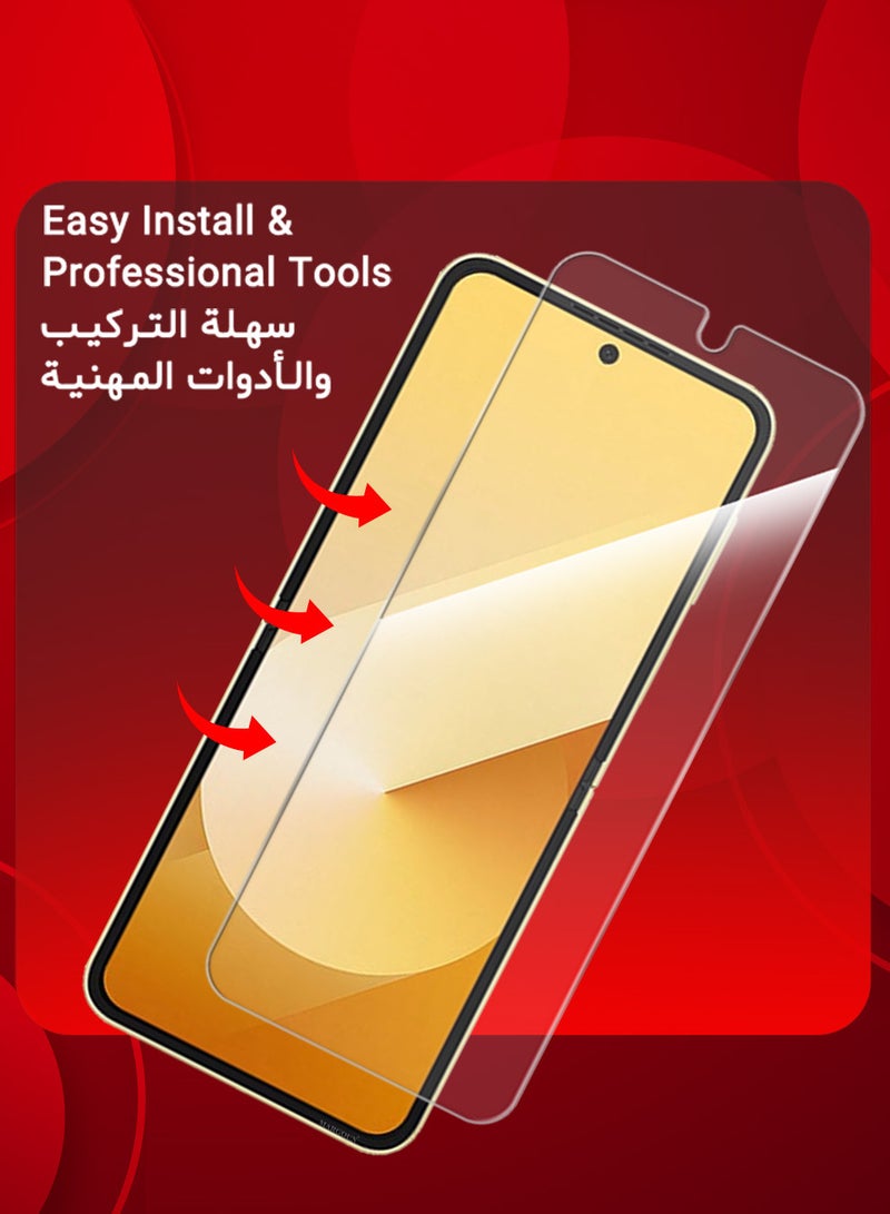 MARGOUN (for Samsung Galaxy Z Flip 6 ) 3 Pack Screen Protector Transparent PET Soft Protective High Sensitivity Clear HD Screen Protector Clear - Image 5