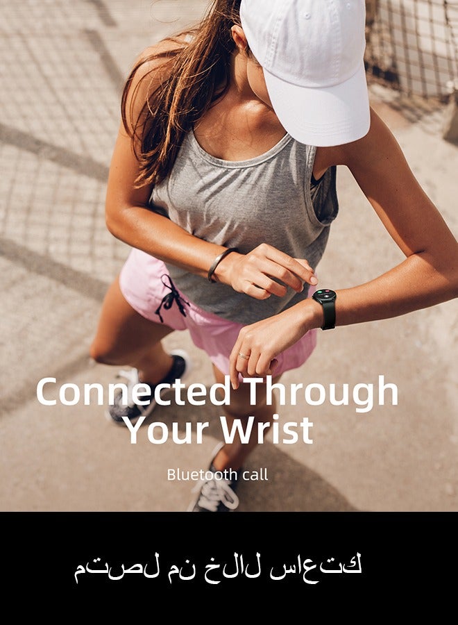 QCY GT Smart Watch With Bluetooth Calls 1.43-inch 60Hz AMOLED HD Display IPX8 Waterproof Health/SpO2/Sleep/Menstruation monitoring 100+Workouts Long Battery Life Silver  - Image 5