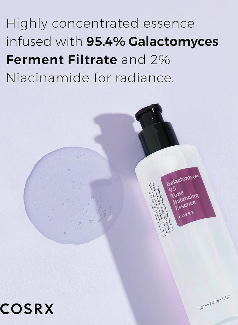 سائل قوة AHA 7 للبياض (100 مل) + جوهر توازن اللون من كوسركس غالاكتوميسيس 95 (100 مل) + كريم حمض الهيالورونيك المكثف من كوسركس (100 مل) - Image 3