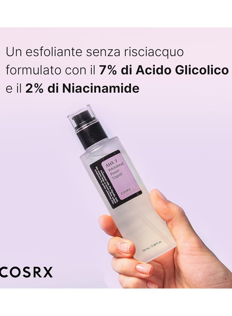 سائل قوة AHA 7 للبياض (100 مل) + جوهر توازن اللون من كوسركس غالاكتوميسيس 95 (100 مل) + كريم حمض الهيالورونيك المكثف من كوسركس (100 مل) - Image 2