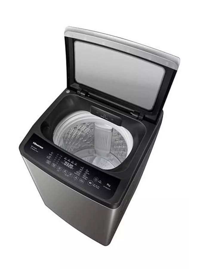 هايسنس Top load Washing Machine 8KG Inverter Titanium Grey 261 kW WT5J8022DT1 Grey  - Image 4