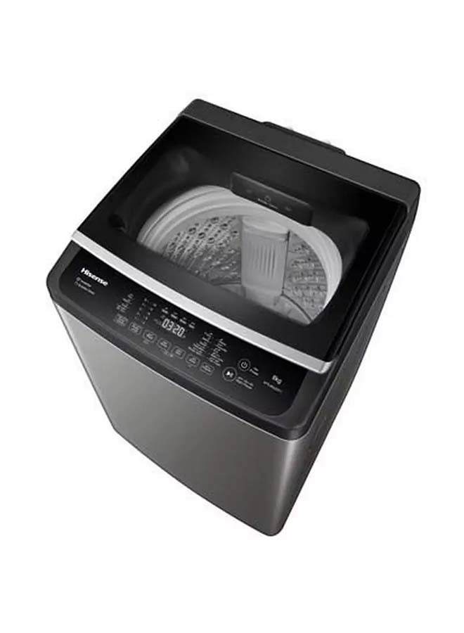 هايسنس Top load Washing Machine 8KG Inverter Titanium Grey 261 kW WT5J8022DT1 Grey  - Image 5