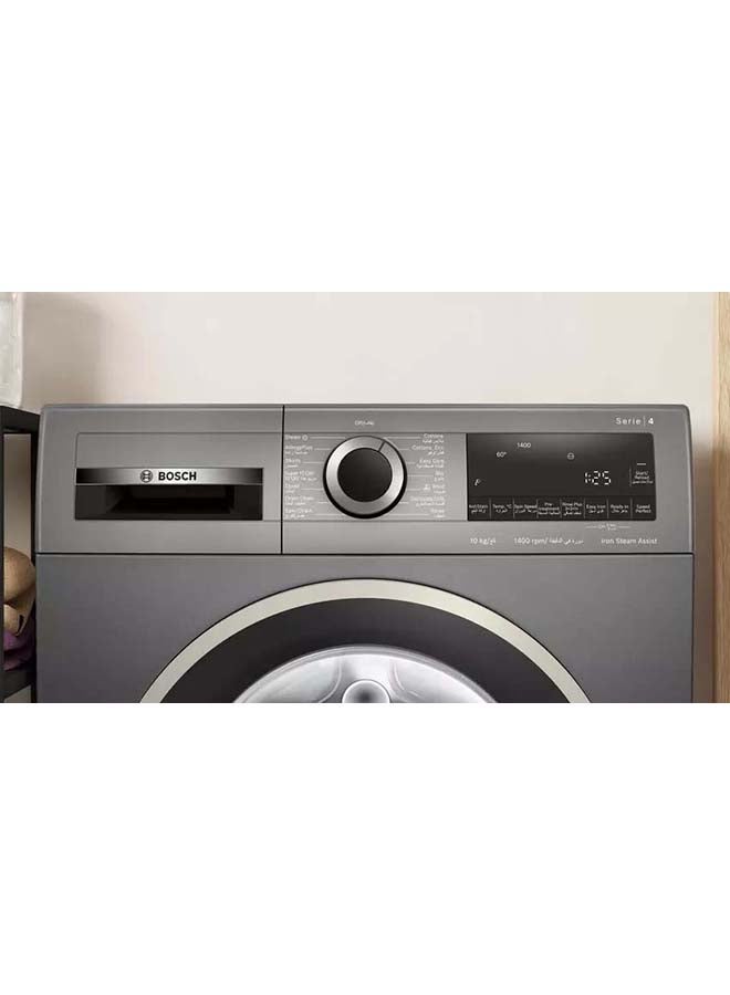 BOSCH - Front Load Washing Machine Series 4 10kg 173 W WGA254ZRSA Grey - Image 1