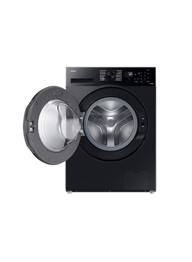 Samsung Front Load Washer 9KG Hygiene Steam WIFI Black Caviar 130 kW WW90CGC04DABYL Black - Image 3