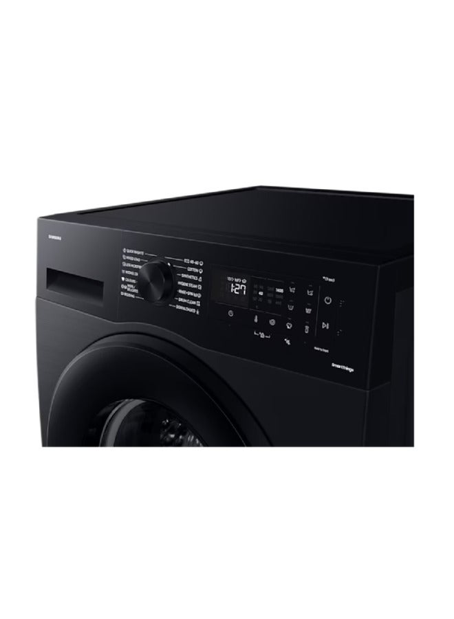 Samsung Front Load Washer 9KG Hygiene Steam WIFI Black Caviar 130 kW WW90CGC04DABYL Black - Image 5