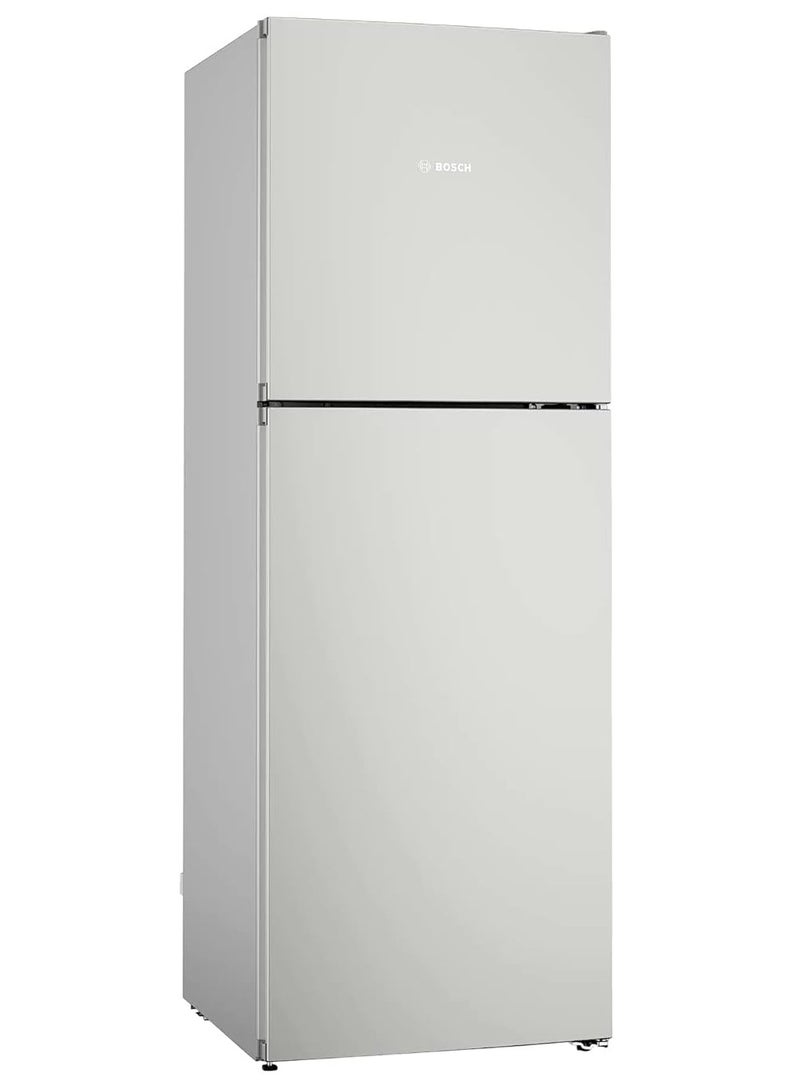 BOSCH Serie 2, Lotus Free Standing Refrigerator 253 L No Frost, Multi-flow system, freezer at top 171x60cm – KDN30N12E8 KDN30N12E8 stainless steel  - Image 1