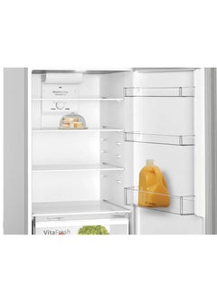 BOSCH Series 4 Refrigerator, 453 L with freezer at top 186x70cm KDN55NL2E8 Stainless Steel  - Image 4