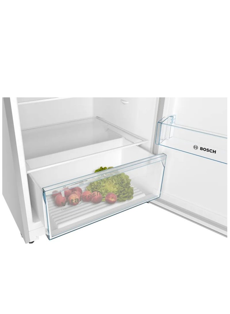 BOSCH Series 4 Refrigerator, 453 L with freezer at top 186x70cm KDN55NL2E8 Stainless Steel - Image 5
