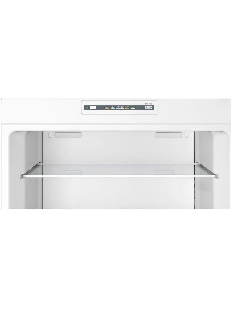 BOSCH Series 4 Refrigerator, 453 L with freezer at top 186x70cm KDN55NL2E8 Stainless Steel - Image 3