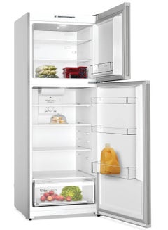 BOSCH Series 4 Refrigerator, 453 L with freezer at top 186x70cm KDN55NL2E8 Stainless Steel  - Image 2