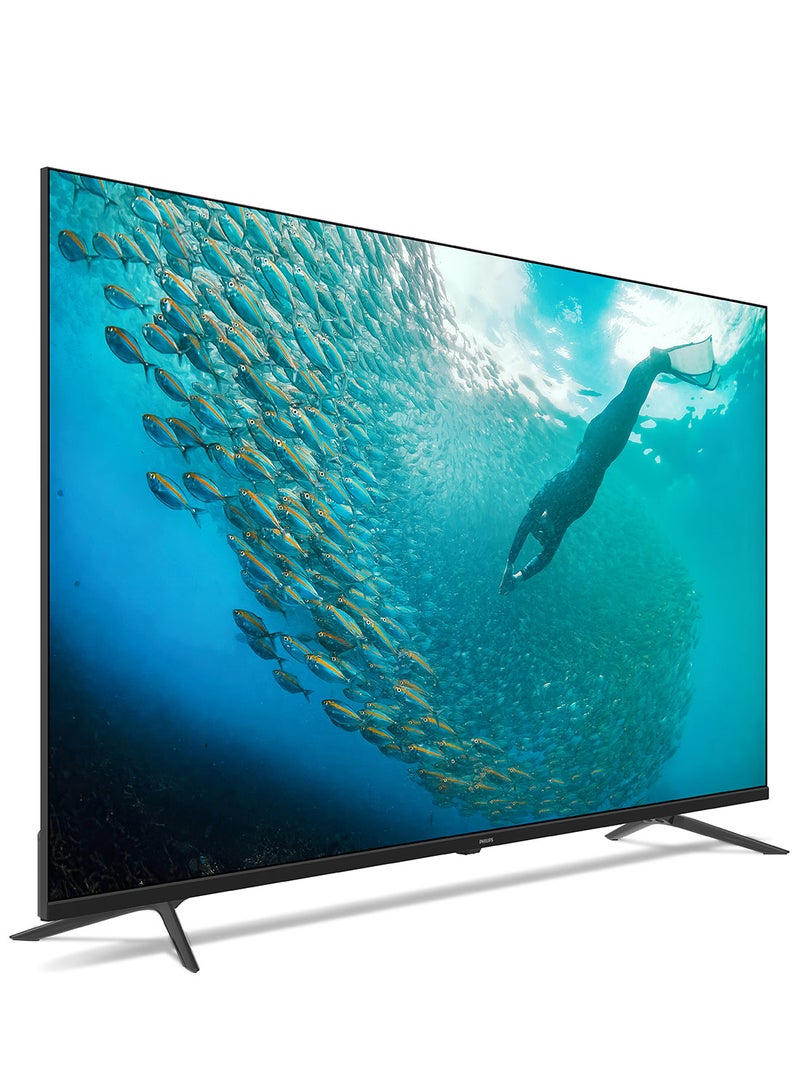 Philips - 43 Inch 4K Ultra HD Smart Google TV with Hands-Free Voice Control Dolby Vision Atmos HDR10 with built-in Google Assistant (2024 Model) 43PUT7129/56 Black 43PUT7129/56 Black - Image 1