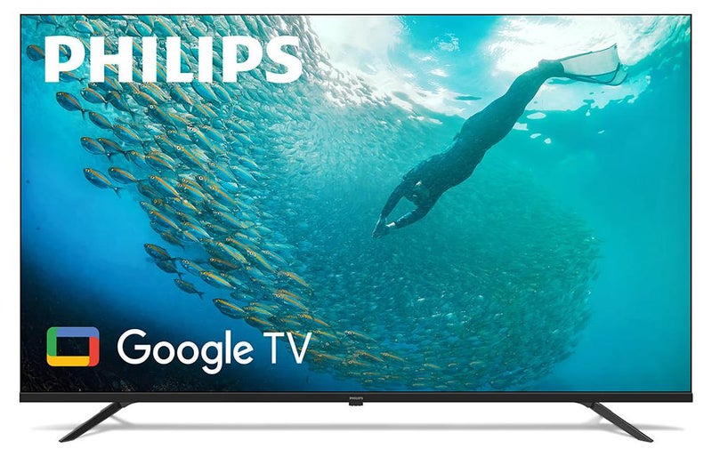 Philips 75 Inch 4K Ultra HD Smart Google TV with Hands-Free Voice Control Dolby Vision Atmos HDR10 with built-in Google Assistant (2024 Model) 75PUT7129/56 Black 75PUT7129/56 Black - Image 1