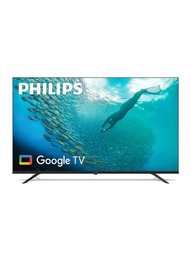 Philips 75 Inch 4K Ultra HD Smart Google TV with Hands-Free Voice Control Dolby Vision Atmos HDR10 with built-in Google Assistant (2024 Model) 75PUT7129/56 Black 75PUT7129/56 Black - Image 1