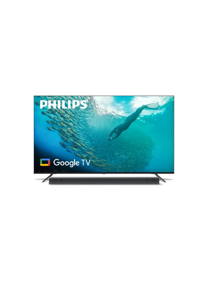 Philips 70 inch 4K UHD LED Google Smart TV | Google Assistant | Google Play Store | YouTube | Amazon Prime | Dolby Vision | Dolby Atmos | 70PUT7689/56 Black 70PUT7689/56 Black  - Image 2