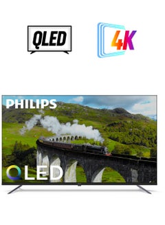 Philips 70 inch QLED 4K Google Smart TV 70PQT8169/56 Black 70PQT8169/56 Black  - Image 1