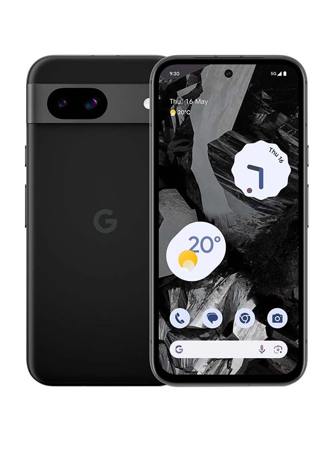 جوجل Pixel 8A Dual SIM Obsidian 8GB RAM 256GB 5G - النسخة العالمية  - Image 1