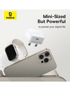 بيسوس شاحن iPhone من النوع C PD 20W شاحن USB C فائق السرعة، رأس شاحن iPhone 15 السريع، مقبس طاقة من النوع C، شاحن حائط، محول سفر، مقبس USB-C لـ iPhone 15/15 Pro Max/15 Pro/15 Plus/14/13/12/11، إلخ  - Image 3
