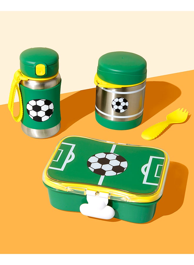 Skip Hop Spark Style SS Straw Bottle - Football - Image 3