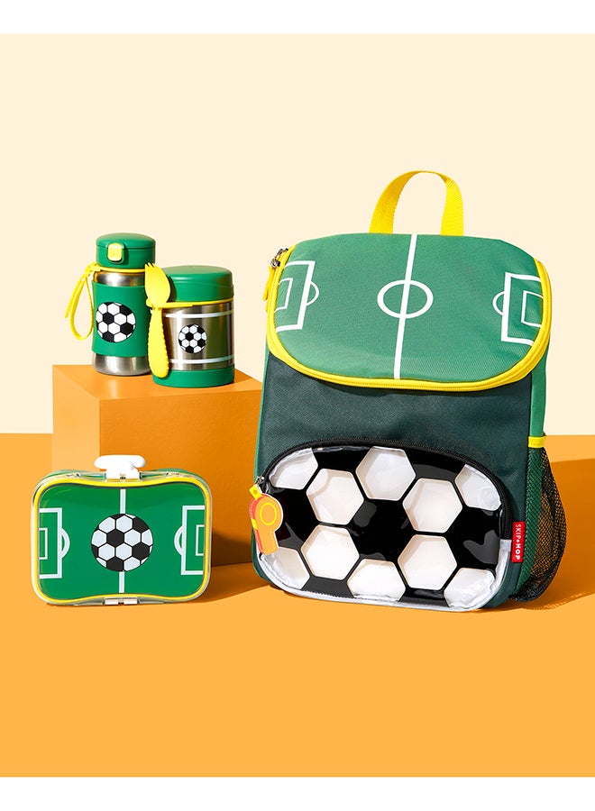 Skip Hop Spark Style SS Straw Bottle - Football - Image 4