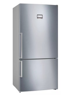 بوش Series 6 Refrigerator 16.9Cuft Freezer 4.9Cuft Inverter Silver 227 kW KGN86AI41B Silver  - Image 1