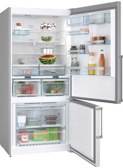 بوش Series 6 Refrigerator 16.9Cuft Freezer 4.9Cuft Inverter Silver 227 kW KGN86AI41B Silver  - Image 5