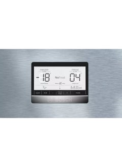 بوش Series 6 Refrigerator 16.9Cuft Freezer 4.9Cuft Inverter Silver 227 kW KGN86AI41B Silver  - Image 2