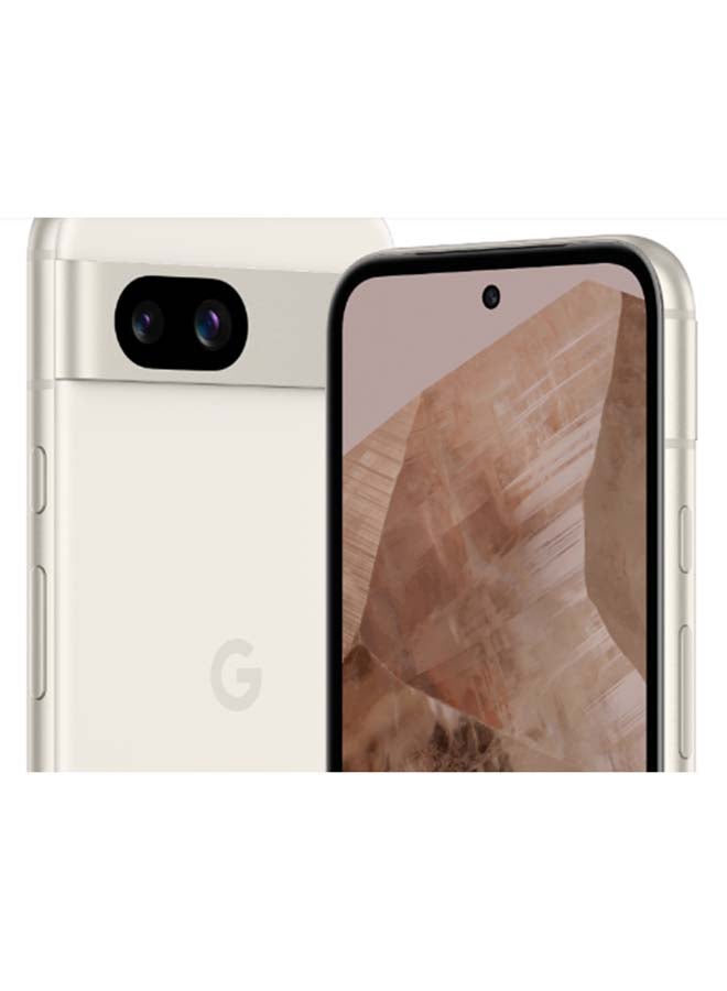 Google - Pixel 8A Dual SIM Porcelain 8GB RAM 128GB 5G - International Version - Image 1