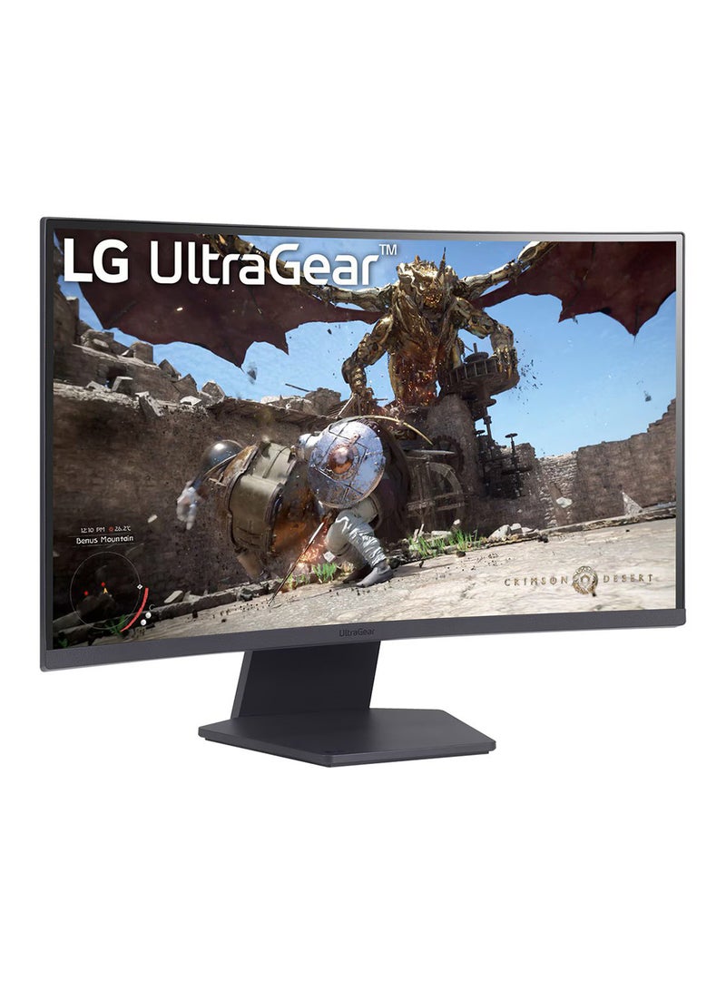 27 inch UltraGear QHD 1000R Curved Gaming Monitor, 180Hz Refresh Rate, 1ms Response Time, AMD FreeSync, HDR10, Up to sRGB 99%, 3-side Virtually Borderless Design | 27GS60QC-B Black - pnsku/N70096459V/45/_/1722510974/37a10530-5f38-4d91-95ad-0d37f84008b6