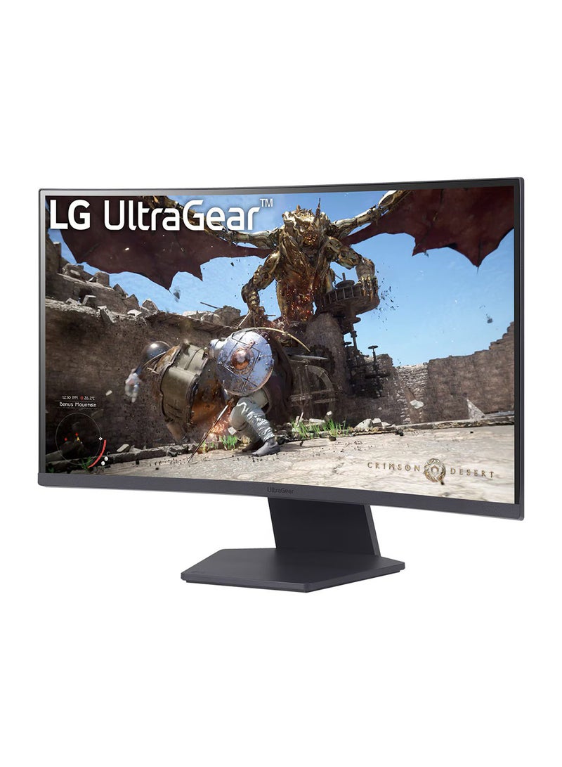 LG 27 inch UltraGear QHD 1000R Curved Gaming Monitor, 180Hz Refresh Rate, 1ms Response Time, AMD FreeSync, HDR10, Up to sRGB 99%, 3-side Virtually Borderless Design | 27GS60QC-B Black - Image 2
