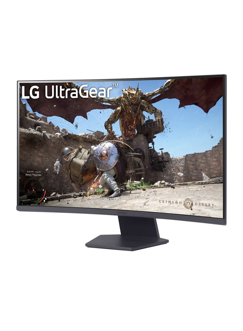 LG 32 inch UltraGear QHD 1000R Curved Gaming Monitor, 180Hz Refresh Rate, 1ms Response Time, AMD FreeSync, HDR10, Up to sRGB 99%, 3-side Virtually Borderless Design | 32GS60QC-B Black - Image 2