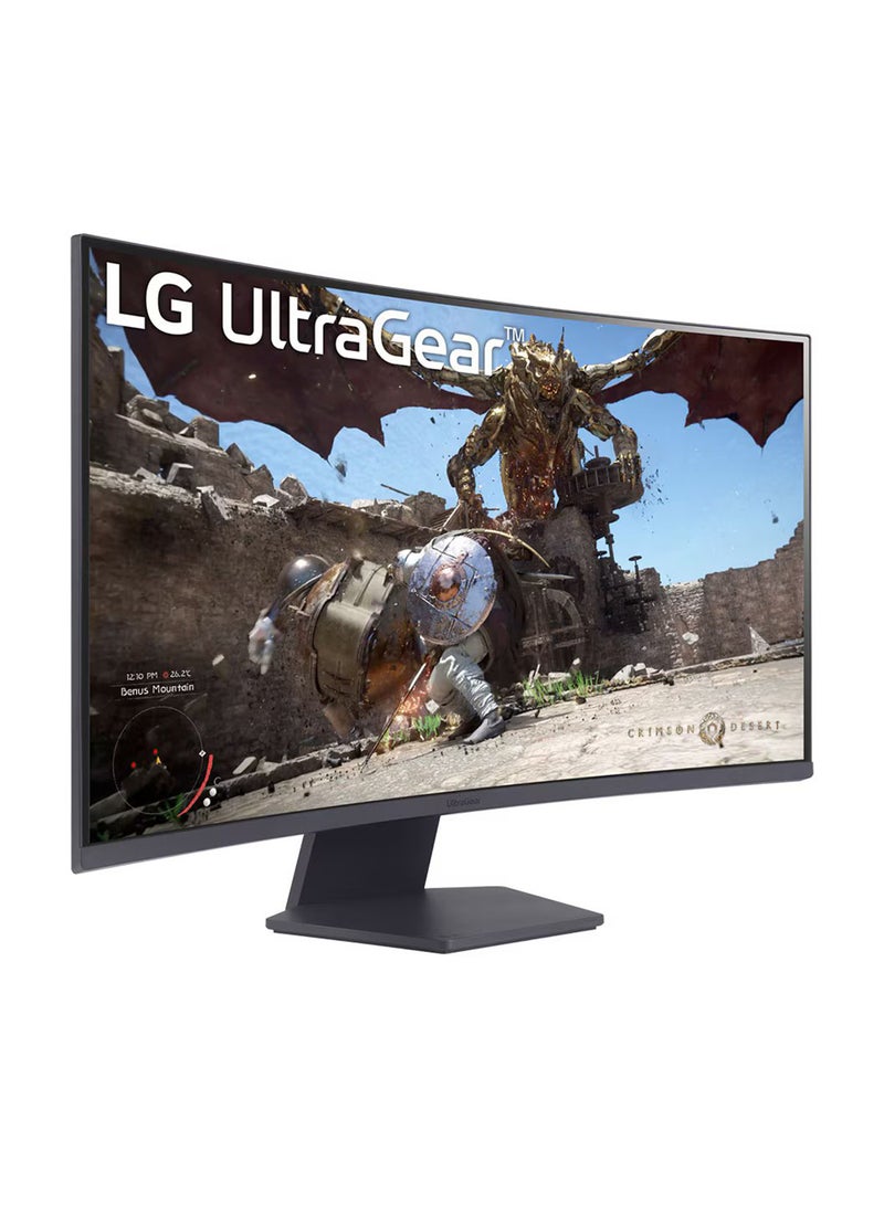 LG 32 inch UltraGear QHD 1000R Curved Gaming Monitor, 180Hz Refresh Rate, 1ms Response Time, AMD FreeSync, HDR10, Up to sRGB 99%, 3-side Virtually Borderless Design | 32GS60QC-B Black - Image 4