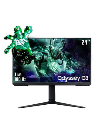 شاشة ألعاب مسطحة Odyssey G3 G30D مقاس 24 بوصة (1920 × 1080) FHD VA مع معدل تحديث 180 هرتز ووقت استجابة يصل إلى دقيقة واحدة ومنفذ HDMI x2 وAMD FreeSync | LS24DG302EMXUE - pnsku/N70096461V/45/_/1737707272/9e0d1825-aa54-4e82-828a-861237bb8450