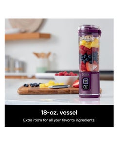 Ninja Blast Cordless Blender, Rechargeable, Leakproof 0.53 L 150 W BC151MEPR Purple  - Image 2