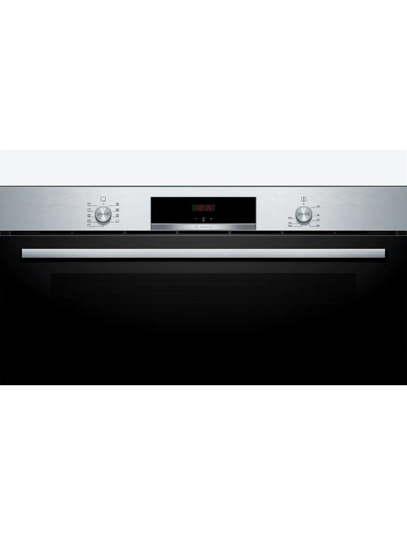 BOSCH Series 4 Built-In Electric Oven 90 cm 112 l With Grill, Digital Stainless Steel, Made in Italy - VBD554FS0 VBD554FS0 Black*Silver - Image 3