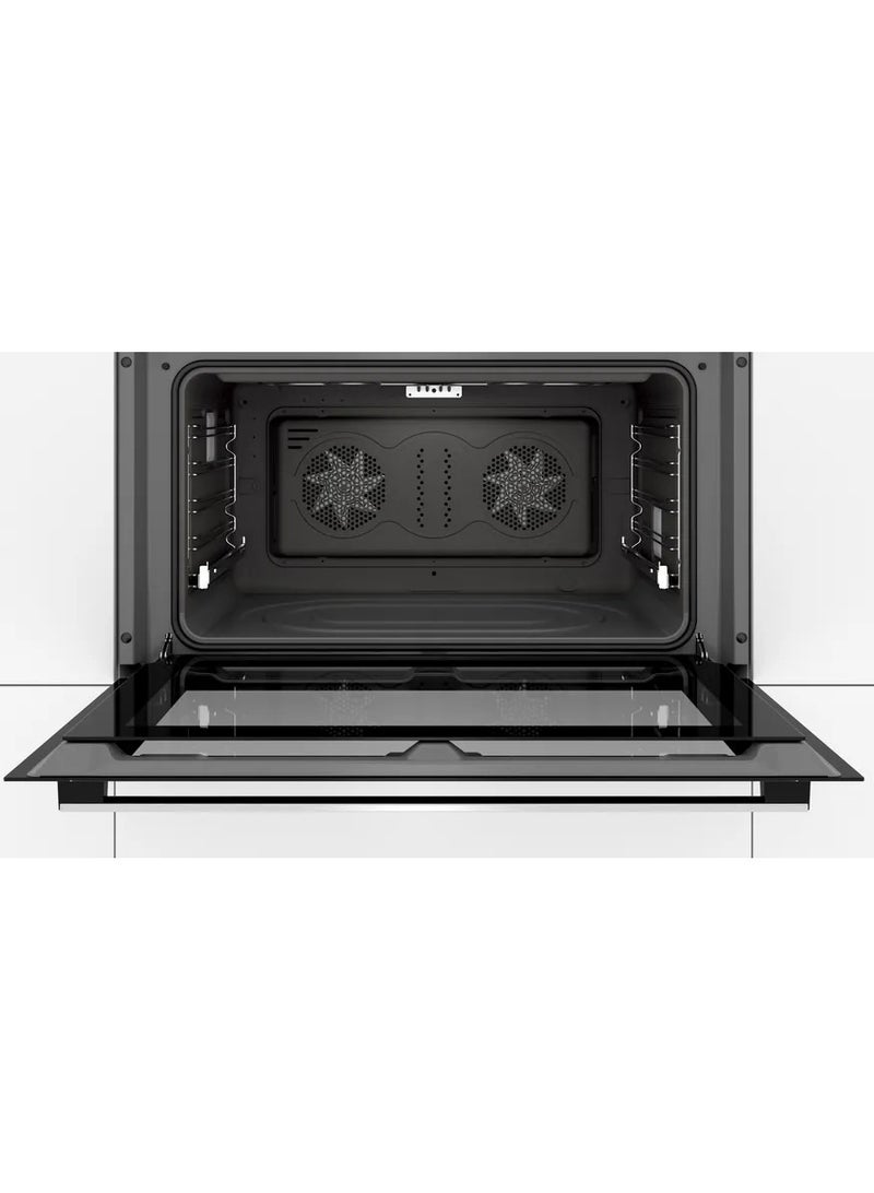 BOSCH Series 4 Built-In Electric Oven 90 cm 112 l With Grill, Digital Stainless Steel, Made in Italy - VBD554FS0 VBD554FS0 Black*Silver - Image 2