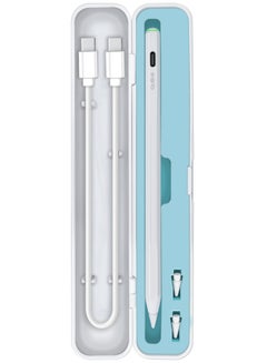 Bluetooth Stylus Pencil For iPad With Multifunctional Button,12-hour Battery Life, Palm Rejection, Tilt Recognition, Magnetic Charging, USB-C Port, 1-Year Standby Time,Replaceable Nib, Quill-3 White