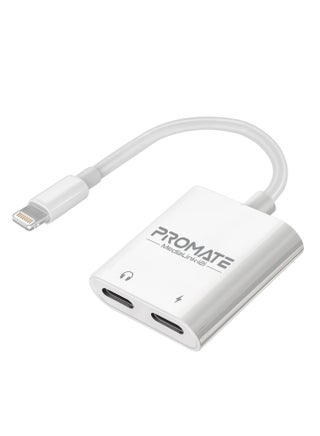 2-in-1 Lightning Port Adapter with Dual Lightning Ports, Simultaneous Audio and Charge Support, Excellent Sound Performance, Sleek Portable Design, for iOS 7 And Above, MediaLink-i2i White - pnsku/N70096484V/45/_/1722328280/567171c0-b416-48b2-ad9f-912993450bf7