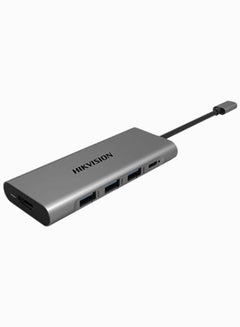 USB C Hub 5 in 1, 3 Port USB 3.0, HDMI 4K@30Hz, USB-C PD 100W silver
