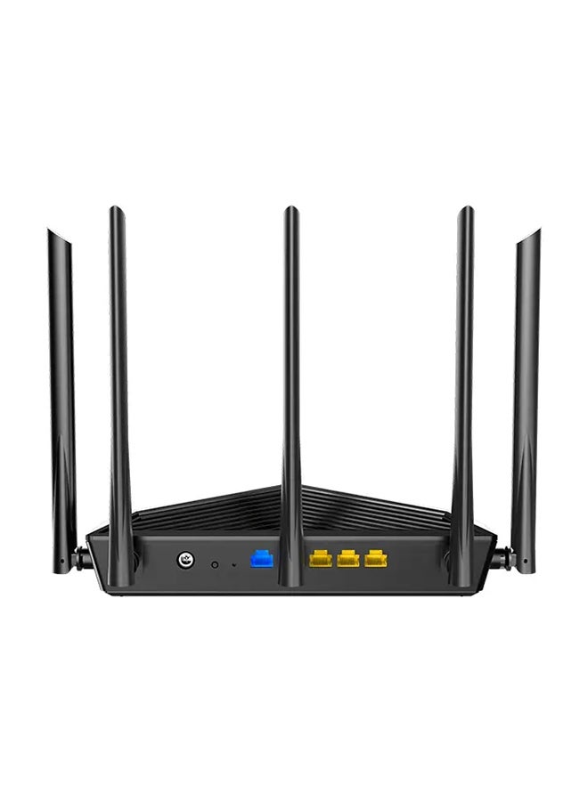 Tenda TX27 Pro AX5700 Tri-Band Gigabit Wi-Fi 6E Router, Ultra-wide Coverage with Wi-Fi+, supports 160Mhz ultra-large bandwidth, Broadcom 1.7GHz Quad-core CPU, TX27 Pro Black  - Image 3